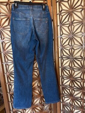 Kuhl Women's Straight Leg Jeans - Dark Blue size 4 drawstring waist for size adj